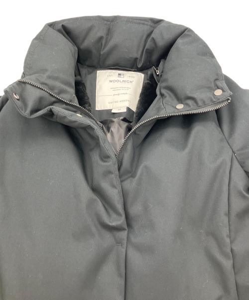 WOOLRICH（ウールリッチ）WOOLRICH (ウールリッチ) フーデットロングダウンコート ブラック サイズ:XSの古着・服飾アイテム