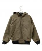 FILSONフィルソン）の古着「フーデッドジャケット WORKSMITH INSULATED BOMBER JACKET」｜カーキ