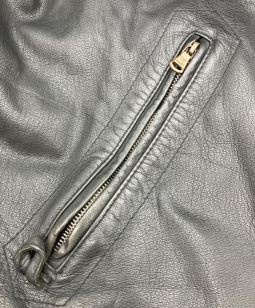 HARRY&MOORE（ハリー＆ムーア）HARRY&MOORE (ハリー＆ムーア) レザージャケット　イタリア製 ブラック サイズ:不明の古着・服飾アイテム