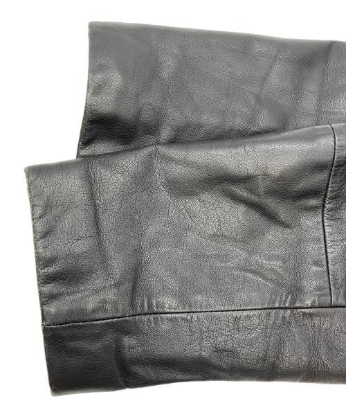 HARRY&MOORE（ハリー＆ムーア）HARRY&MOORE (ハリー＆ムーア) レザージャケット　イタリア製 ブラック サイズ:不明の古着・服飾アイテム
