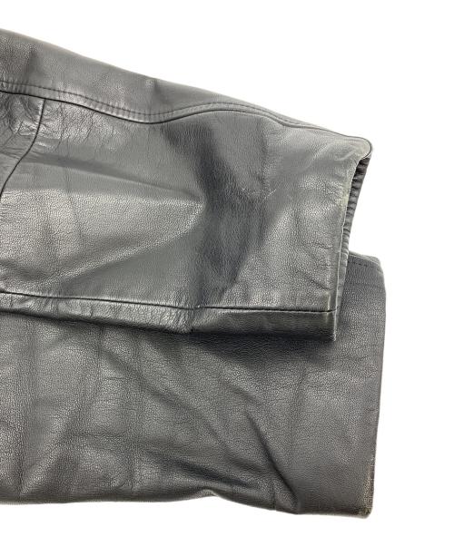 HARRY&MOORE（ハリー＆ムーア）HARRY&MOORE (ハリー＆ムーア) レザージャケット　イタリア製 ブラック サイズ:不明の古着・服飾アイテム