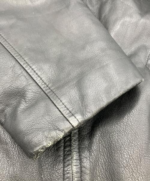 HARRY&MOORE（ハリー＆ムーア）HARRY&MOORE (ハリー＆ムーア) レザージャケット　イタリア製 ブラック サイズ:不明の古着・服飾アイテム