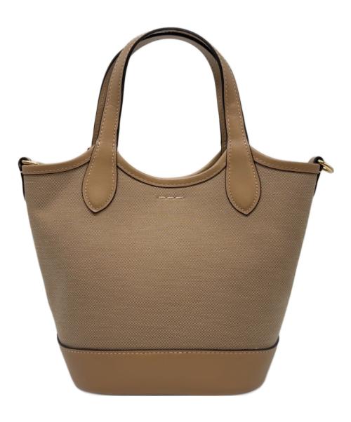 COACH（コーチ）COACH (コーチ) COACH　ハンナ バケット バッグ・ホース アンド キャリッジ　ハンドバッグ ベージュの古着・服飾アイテム