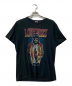 Hysteric Glamourヒステリックグラマー）の古着「半袖カットソー LOVE BUZZ S/S Tシャツ LOVE BUZZ S/S Tシャツ　KURT COBAIN」｜ブラック
