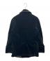 BURBERRY BLACK LABEL (バーバリーブラックレーベル) BURBERRY BLACK LABEL　ベロアナポレオンコート ブラック サイズ:Ｍ：20000円