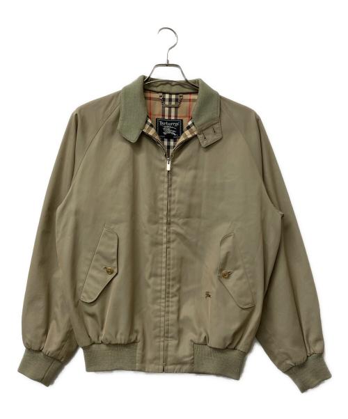Burberry's（バーバリーズ）Burberry's (バーバリーズ) ハリントンジャケット　ノバチェック　	90’ｓ　 カーキ サイズ:Lの古着・服飾アイテム