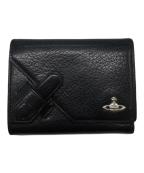Vivienne Westwoodヴィヴィアンウエストウッド）の古着「Vivienne Westwood 　3つ折り財布」｜ブラック