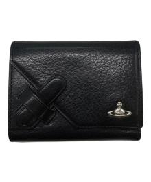Vivienne Westwood（ヴィヴィアンウエストウッド）の古着「Vivienne Westwood 　3つ折り財布」｜ブラック