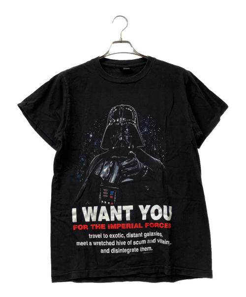 CHANGES（チェンジズ）CHANGES (チェンジズ) STAR WARS (スターウォーズ) 半袖カットソー　コピーライト1996シングルステッチ 90sUSA製 ブラック サイズ:Mの古着・服飾アイテム