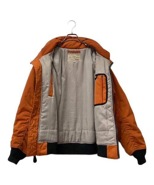 AVIREX（アヴィレックス）AVIREX (アヴィレックス) フライトジャケット　TYPE MA-1 GT-10 オレンジ サイズ:Lの古着・服飾アイテム