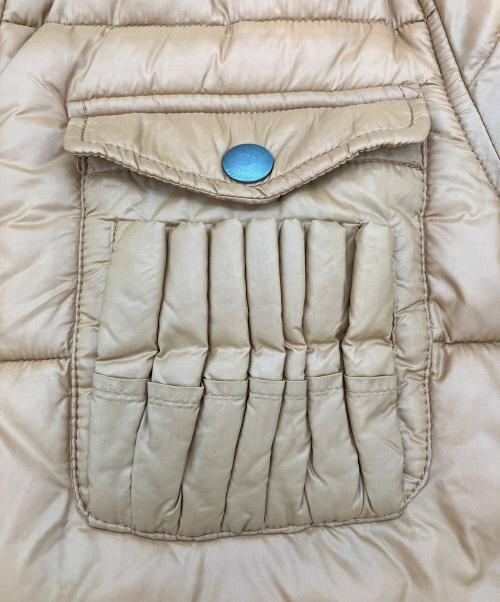 DIESEL（ディーゼル）DIESEL (ディーゼル) ダウンジャケット　メタルワッペン付 オレンジ サイズ:Sの古着・服飾アイテム
