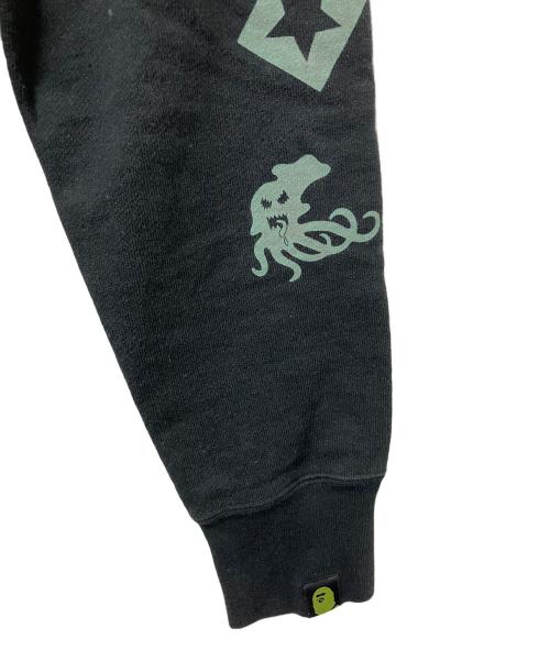 A BATHING APE（アベイシングエイプ）A BATHING APE (アベイシングエイプ) ジップアップパーカー ブラック サイズ:Sの古着・服飾アイテム
