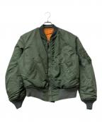 ALPHAアルファ）の古着「MA-1ジャケット　USAF 60s @」｜セージグリーン