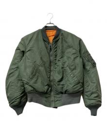 ALPHA（アルファ）の古着「MA-1ジャケット　USAF 60s @」｜セージグリーン