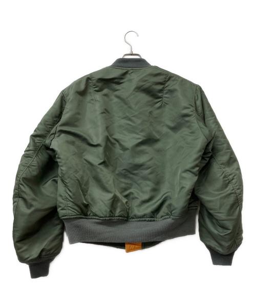 ALPHA（アルファ）ALPHA (アルファ) MA-1ジャケット　USAF 60s @ セージグリーン サイズ:Lの古着・服飾アイテム