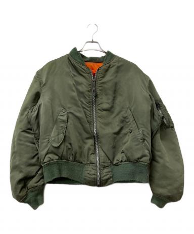 中古・古着通販】ALPHA (アルファ) MA-1ジャケット 90's セージ