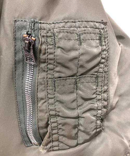 ALPHA（アルファ）ALPHA (アルファ) MA-1ジャケット　90’s  セージグリーン サイズ:Lの古着・服飾アイテム