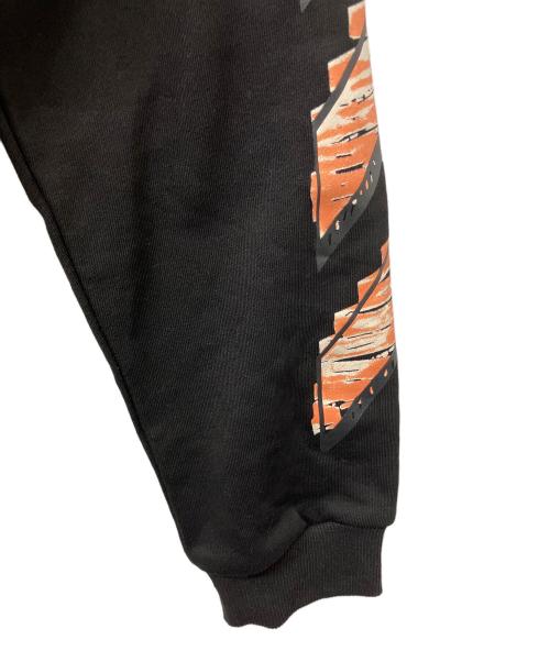 OFFWHITE（オフホワイト）OFFWHITE (オフホワイト) MARKER SLIM HOODIE（マーカー プリント スウェット プルオーバーパーカー） ブラック サイズ:XLの古着・服飾アイテム