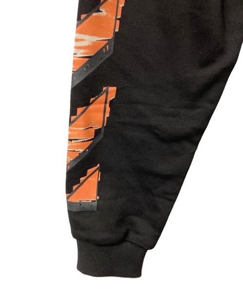 OFFWHITE（オフホワイト）OFFWHITE (オフホワイト) MARKER SLIM HOODIE（マーカー プリント スウェット プルオーバーパーカー） ブラック サイズ:XLの古着・服飾アイテム
