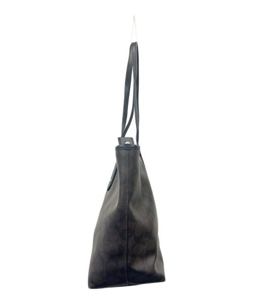 COACH（コーチ）COACH (コーチ) シグネチャー　COACH　トートバッグ ブラウンの古着・服飾アイテム