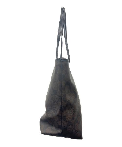 COACH（コーチ）COACH (コーチ) シグネチャー　COACH　トートバッグ ブラウンの古着・服飾アイテム