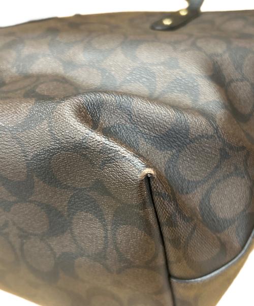 COACH（コーチ）COACH (コーチ) シグネチャー　COACH　トートバッグ ブラウンの古着・服飾アイテム