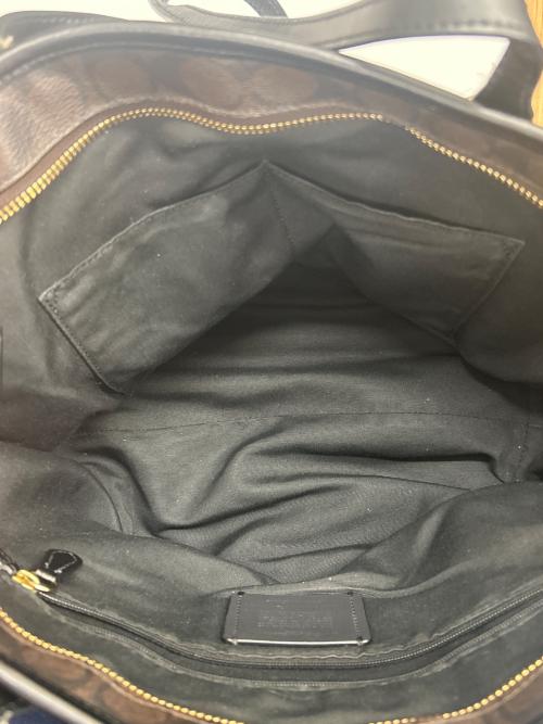 COACH（コーチ）COACH (コーチ) シグネチャー　COACH　トートバッグ ブラウンの古着・服飾アイテム