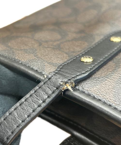 COACH（コーチ）COACH (コーチ) シグネチャー　COACH　トートバッグ ブラウンの古着・服飾アイテム