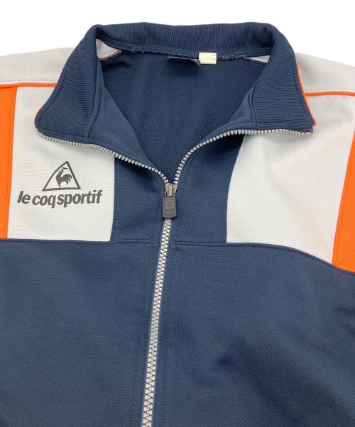 le coq sportif（ルコックスポルティフ）le coq sportif (ルコックスポルティフ) トラックジャケット　ピンテージ ネイビー×ホワイト サイズ:Mの古着・服飾アイテム