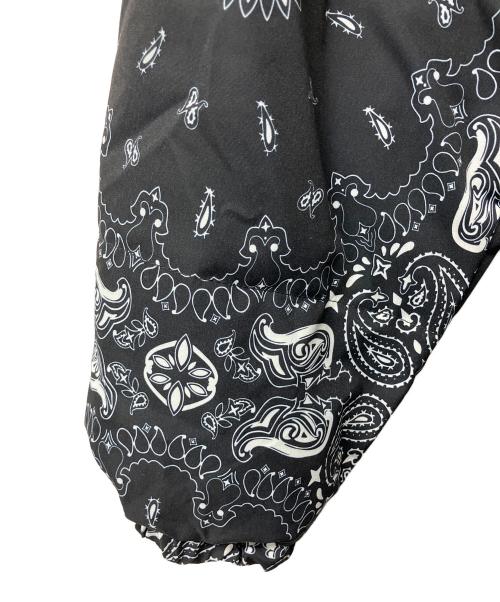 uaboni（ユアボニ）uaboni (ユアボニ) ダウンジャケット　ペイズリ― ブラック サイズ:SIZE 48の古着・服飾アイテム