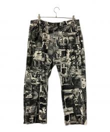 SUPREME（シュプリーム）の古着「ロングパンツ 18SS Vibrations Corduroy Pants」｜ブラック×ホワイト