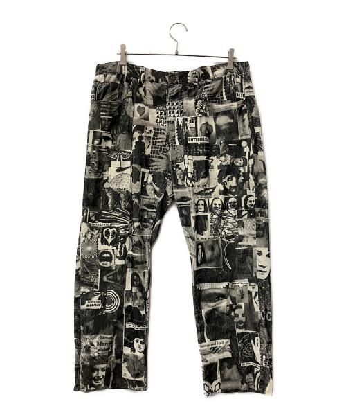 SUPREME（シュプリーム）SUPREME (シュプリーム) ロングパンツ 18SS Vibrations Corduroy Pants ブラック×ホワイト サイズ:34の古着・服飾アイテム