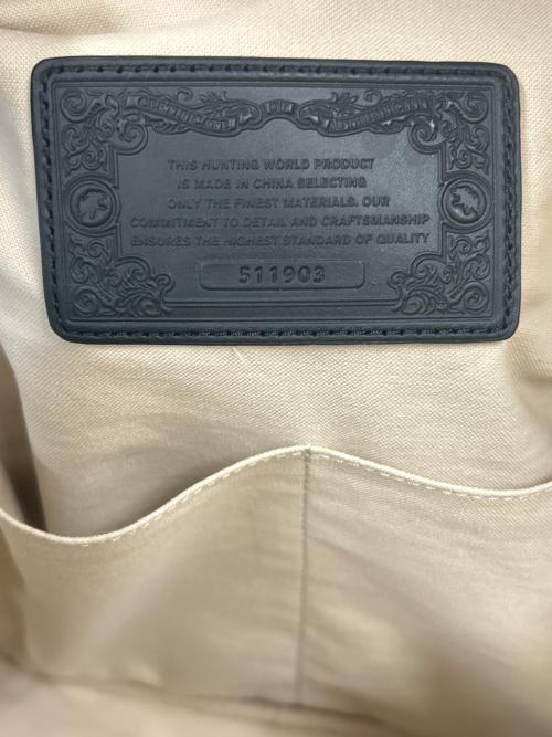 HUNTING WORLD（ハンティングワールド）HUNTING WORLD (ハンティングワールド) HUNTING WORLD　リュック ブラックの古着・服飾アイテム