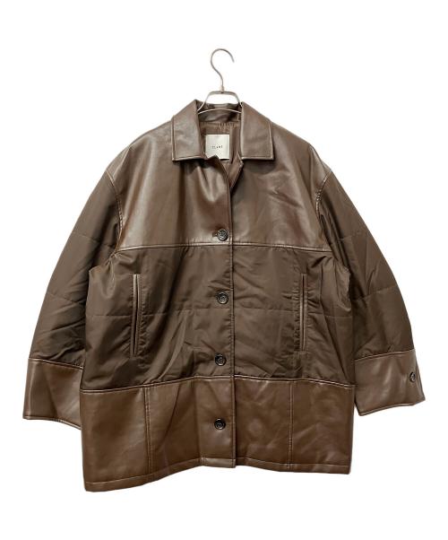CLANE（クラネ）CLANE (クラネ) ジャケット ヴィーガンレザージャケット ブラウン サイズ:2の古着・服飾アイテム