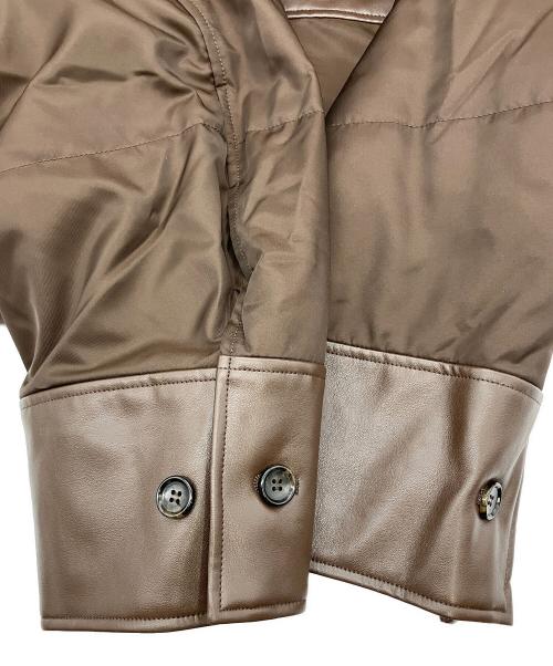CLANE（クラネ）CLANE (クラネ) ジャケット ヴィーガンレザージャケット ブラウン サイズ:2の古着・服飾アイテム