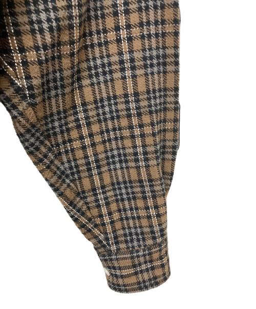 X-LARGE（エクストララージ）X-LARGE (エクストララージ) フランネルシャツ　チェック ブラウン サイズ:Sの古着・服飾アイテム