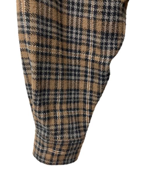 X-LARGE（エクストララージ）X-LARGE (エクストララージ) フランネルシャツ　チェック ブラウン サイズ:Sの古着・服飾アイテム