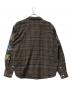 X-LARGE (エクストララージ) フランネルシャツ　チェック ブラウン サイズ:S：8000円