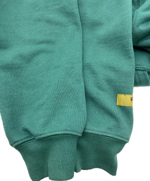 AVIREX（アヴィレックス）AVIREX (アヴィレックス) プルオーバーパーカー RECORD DESIGN SWEAT PULLOVER PARKA グリーン サイズ:Mの古着・服飾アイテム