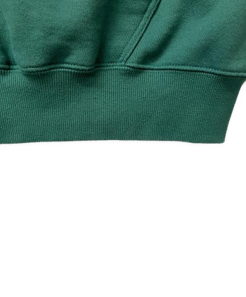 AVIREX（アヴィレックス）AVIREX (アヴィレックス) プルオーバーパーカー RECORD DESIGN SWEAT PULLOVER PARKA グリーン サイズ:Mの古着・服飾アイテム