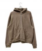 NIKE JORDAN×Travis Scottナイキ ジョーダン×トラヴィススコット）の古着「ジップパーカー Fullzip Hoodie」｜ブラウン