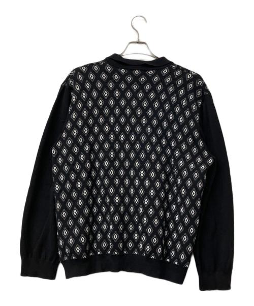TTT MSW（ティー）TTT MSW (ティー) ジップアップニットカーディガン ブラック サイズ:Lの古着・服飾アイテム