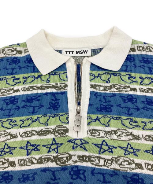 TTT MSW（ティー）TTT MSW (ティー) ハーフジップニット サイズ:Lの古着・服飾アイテム