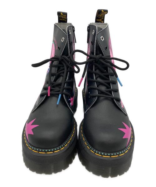 Dr.Martens（ドクターマーチン）Dr.Martens (ドクターマーチン) LOVEIS WISE (ライブイズ・ワイズ) ショートブーツ　JADON for PRIDE ブラック サイズ:SIZE 26cmの古着・服飾アイテム