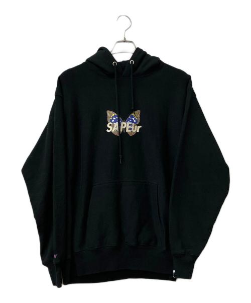 SAPEur（サプール）SAPEur (サプール) パーカー ブラック サイズ:LARGEの古着・服飾アイテム