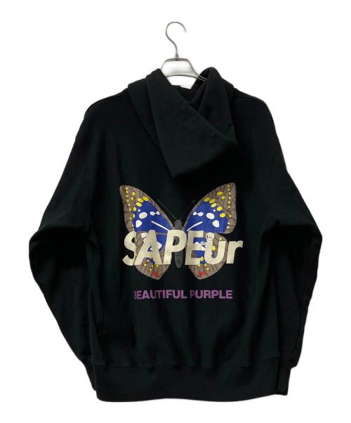SAPEur（サプール）SAPEur (サプール) パーカー ブラック サイズ:LARGEの古着・服飾アイテム