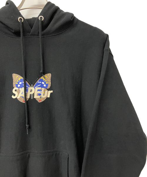 SAPEur（サプール）SAPEur (サプール) パーカー ブラック サイズ:LARGEの古着・服飾アイテム