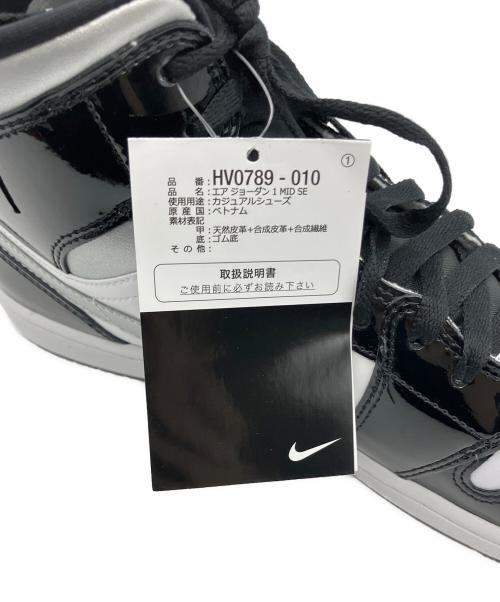 NIKE（ナイキ）NIKE (ナイキ) ハイカットスニーカー AIR JORDAN 1 MID SE ブラック サイズ:cm 29の古着・服飾アイテム