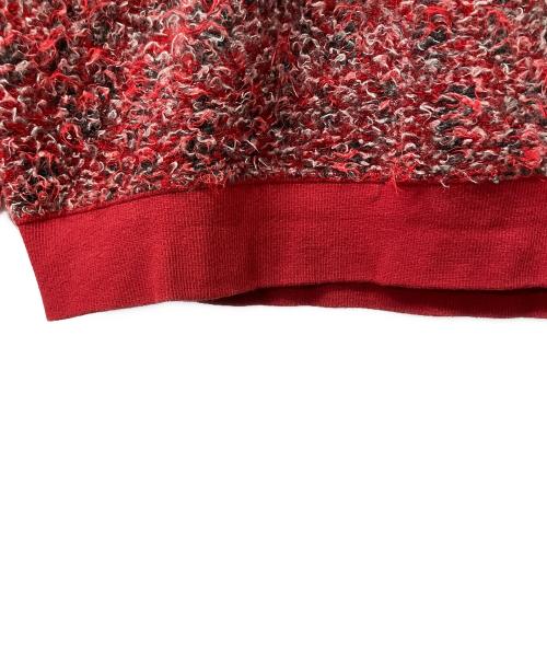 Hysteric Glamour（ヒステリックグラマー）Hysteric Glamour (ヒステリックグラマー) 厚手ニット METAL LOGO刺繍 プルオーバー レッド サイズ:Mの古着・服飾アイテム