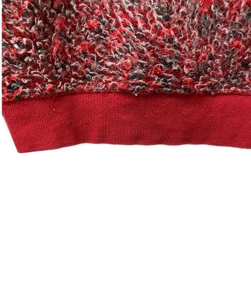 Hysteric Glamour（ヒステリックグラマー）Hysteric Glamour (ヒステリックグラマー) 厚手ニット METAL LOGO刺繍 プルオーバー レッド サイズ:Mの古着・服飾アイテム